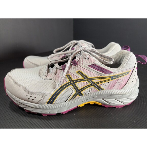 Asics Womens Gel Venture 9 Gray Purple Running Shoes Sneakers Size 9.5 Ortholite - Picture 5 of 11
